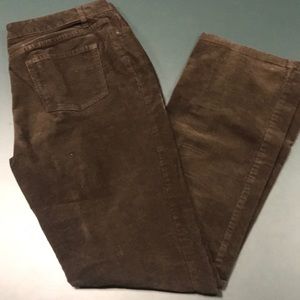 Brown corduroy pants